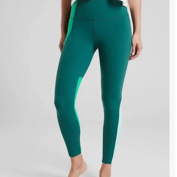 Athleta Elation Asym 7/8” Colorblock Leggings - Picture 10 of 10